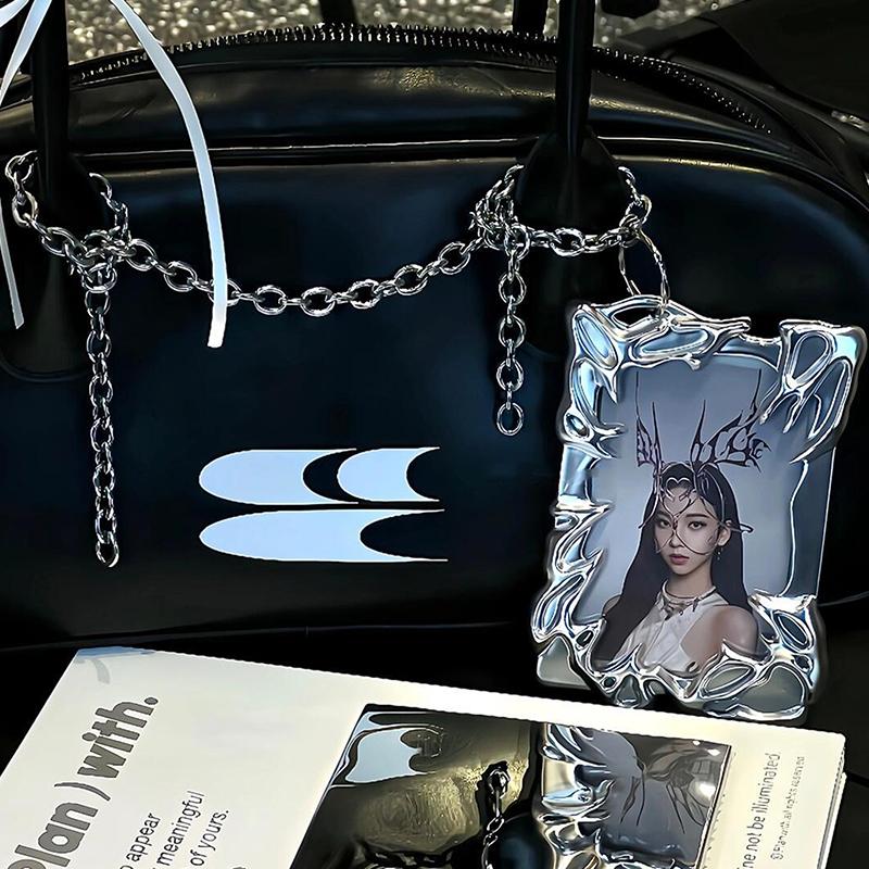 Оригинальный дизайн гальванизированная пластиковая рамка Kpop Idol держатель для фотокарты креативный 3-дюймовый держатель для фотокарты фото чехол