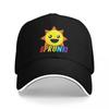 Кепки Sprunki Mr Sun Бейсболки Хип-хоп Игровые Кепки-сэндвич Унисекс Дышащие Кепки Спорт