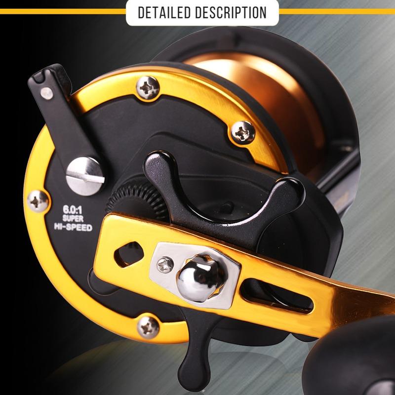 SOUGAYILANG Рыболовная катушка для троллинга, катушка для приманки, колесо для рыболовной катушки для морской рыбалки на большую рыбу