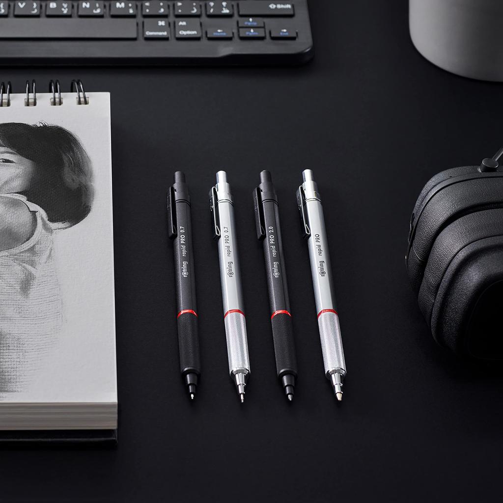 Механический карандаш Rotring Rapid Pro S0949350, Черный, 0,5 мм,