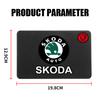 HGC2 1Pcs Car Ornament Non Slip Silicone Mat Car Interior Dashboard Phone Sticky Pad For Skoda Rapid Fabia Superb KAMIQ Octavia