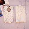 Genuine Leather Half Finger Gloves Women's Summer Driving Fashion Hollow Thin Unlined Motorcycle Riding Gloves