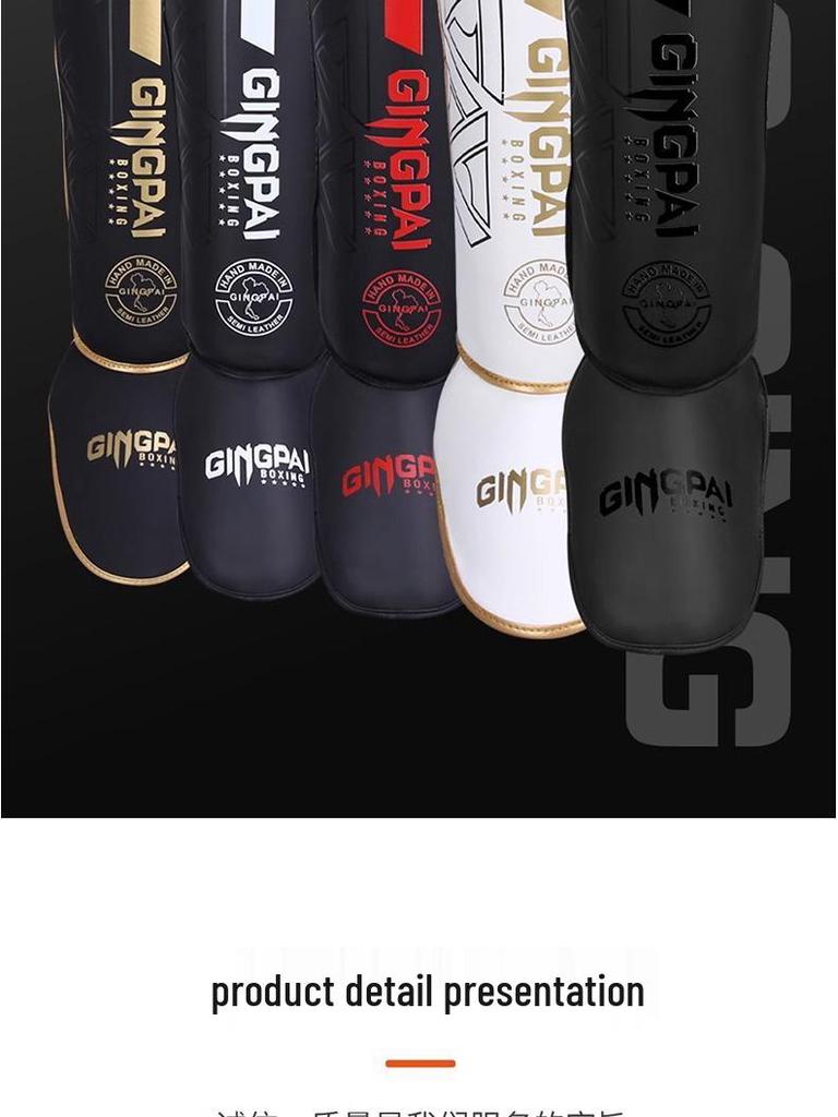 Защита голени и стопы для взрослых и детей для боевых искусств с защитой голеностопа - Идеально для тренировок по боксу, саньда и муай-тай