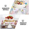 2pcs Cake Stand Modern Design For Wedding Birthday Party Cupcake Dessert Display Eco-Friendly Material Cake Tray