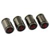 4PCS Car Wheel Tire Valve Tyre Stem Air Caps For Mitsubishi Ralliart ASX Lancer Cordia Pajero Mirage Triton Outlander Colt