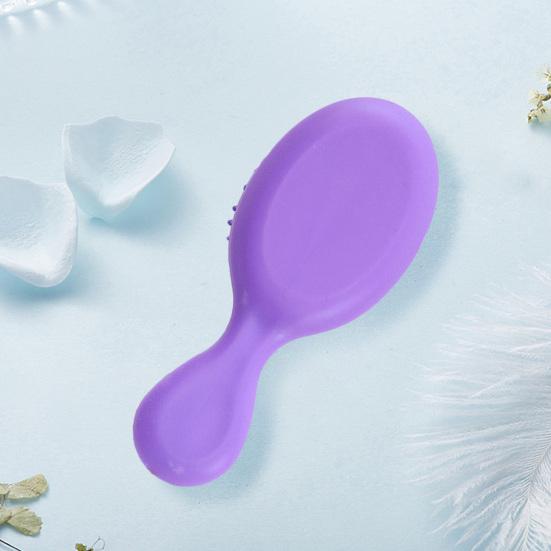 Yousheng Air Cushion Comb Cute Candy Color Portable Folding Comb with Mirror Gentle Massage for Tangle-Free Hair