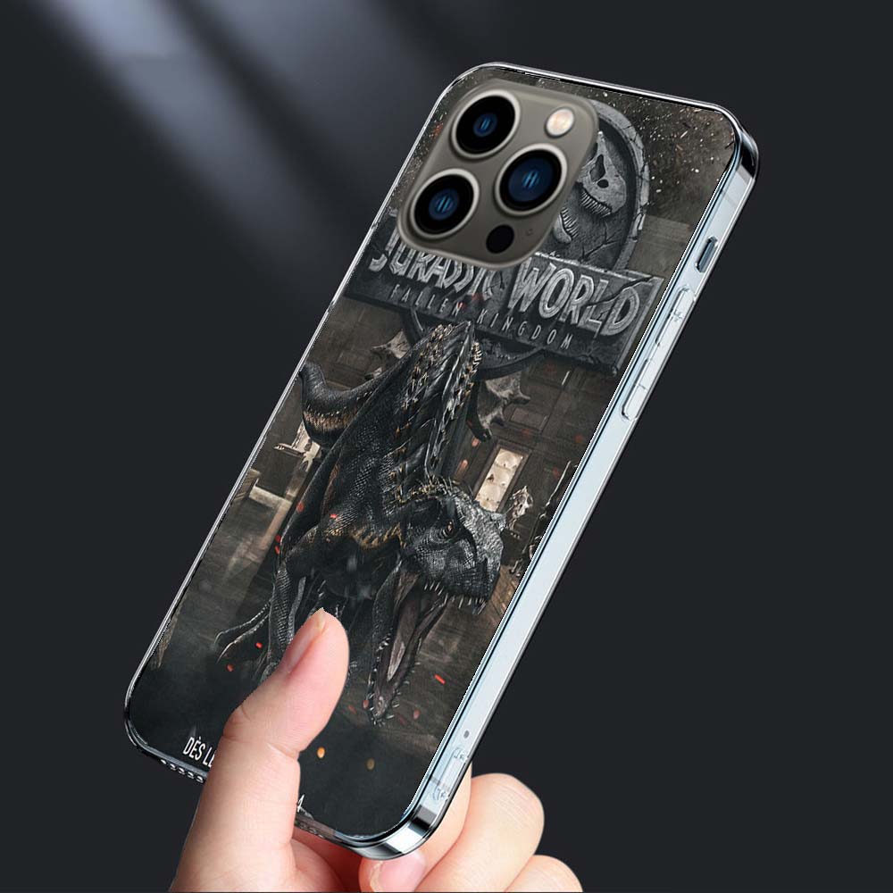 Чехол для телефона Новый Мир Парк Юрского Периода Для Iphone 16E 15 Pro 14 Plus 17E 16 17 Pro Max Air 11 12 13 Mini Ударопрочный Capa Милый Cov
