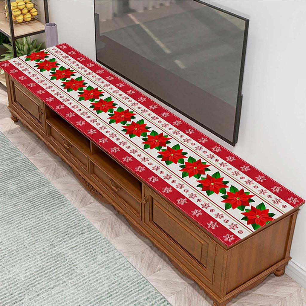 Christmas Table Runner - Stylish Holiday Decoration for Dining Dresser