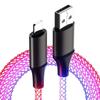 Трансграничный RGB-кабель с градиентной зарядкой PD для устройств Huawei и Apple