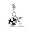 925 Silver Lovely Pets Dog Cat Animals Owl Rabbit Lion Charms Beads Pendants Bracelet Jewelry Gift