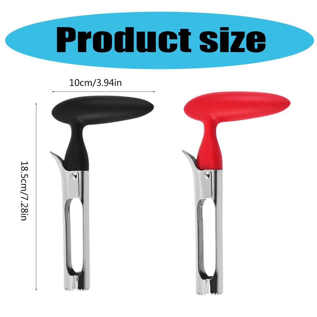 Устройство для удаления сердцевины из груш, сеялка для фруктов, нержавеющая сталь, с пластиковой эргономичной ручкой, инструмент для подготовки овощей