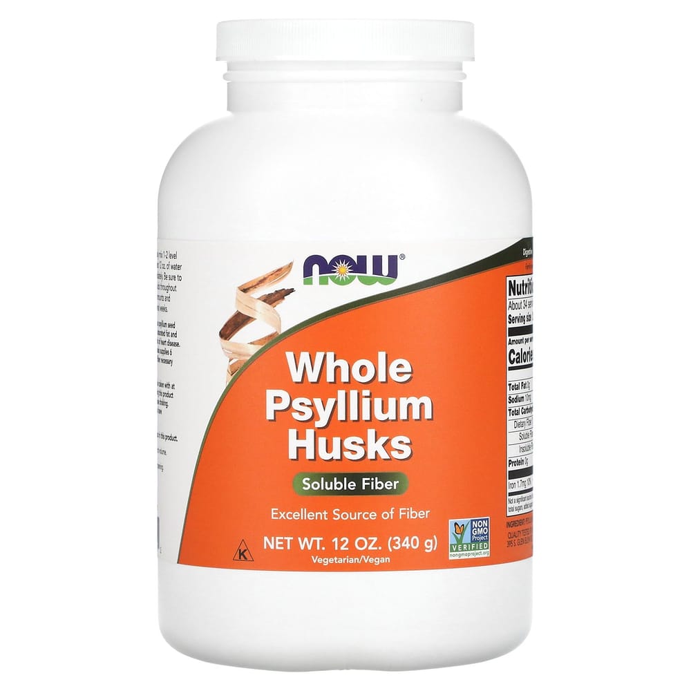 Now Foods Whole Psyllium Husk 340g (12oz)