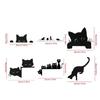 Practical Sturdy Metal Cats Door Ornament Wall Hanging Decoration Accessory for Celebratory and Everyday Setting