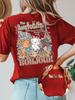 Trendy Casual Loose Unisexs Shortsleeved Cat Adventure TshirtDoublesided Printed Round Neck Shortsleeved Casua