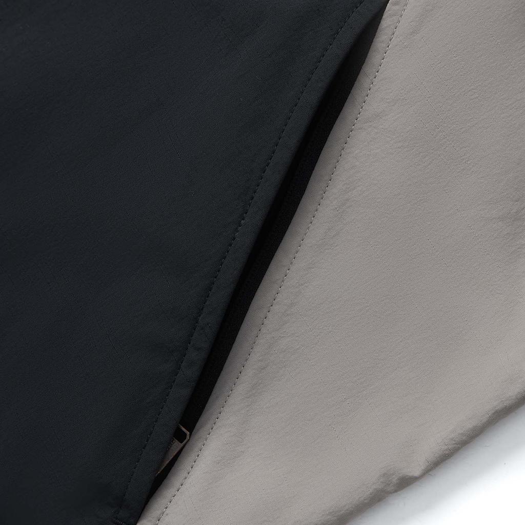 Li Ning Удобная Повседневная Простая Свободная Куртка с Воротником-стойкой на Молнии Мужская Куртка Черная AFDV127-3