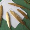 Golden Feather Decoration Handicraft Shooting Props Spray Gold Straight Knife Decoration Materials