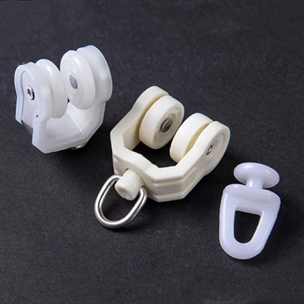 10 шт. мебельная фурнитура колеса для штор рельсы для штор крючок кольцо слайдер аксессуары для штор