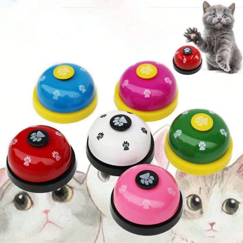 Pet Call Bell Dog Toys IQ Training Dog Cat Feeding Ringer Educational Pets Toys Interactive Bell Eating Food Feeder Pet Supplies