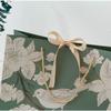 Green Handhold Paper Bag Luxury Shopping Bag Creative Packaging Bag  Gift