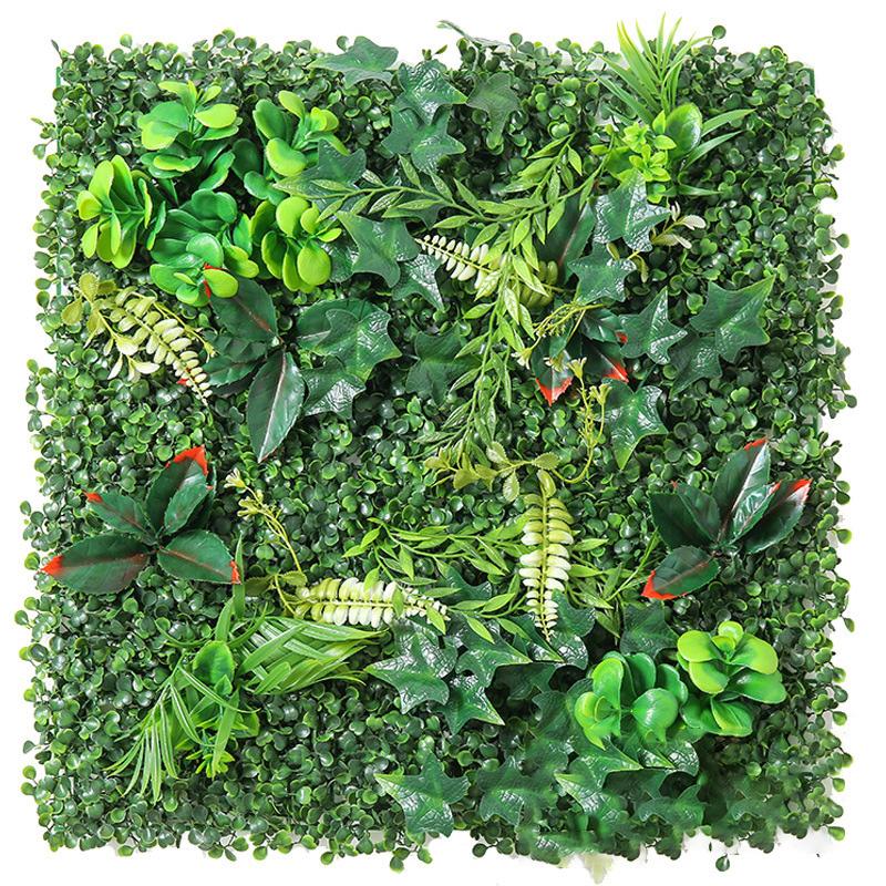 50x50CM Home Decor Lawn Carpet Artificial Plant Wall Panel Flower Wall UV Protection