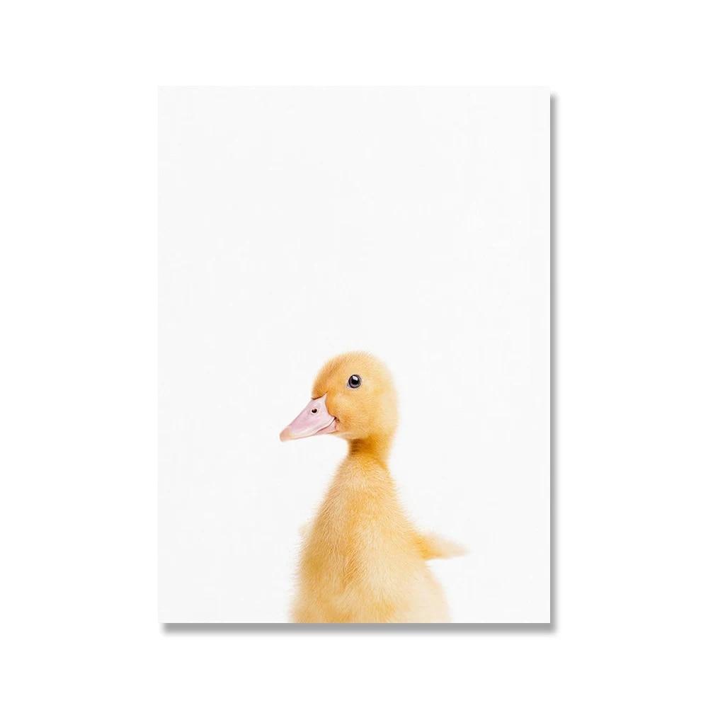 Towoto детский принт с животными, скандинавский постер, минималистичный холст, картина, сафари, детская настенная живопись, детские украшения для детской комнаты, фотографии без рамки