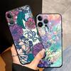 Мультяшный чехол с цветами для Apple iPhone 17 Pro Max 16 11 Air 15 Pro 7 8 14 XR XS MAX 13 12 Funda Чехол для телефона