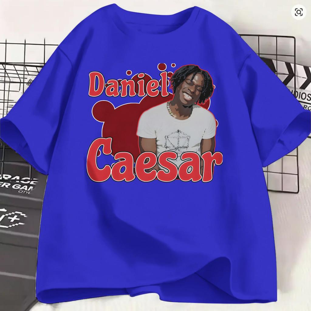 Daniel Caesar Cotton T Shirt For Unisex Beach Rb Singer Street Style Tshirts Breathable Fashion Tee Shirt Oversized Casual Tops