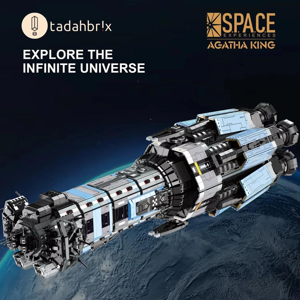 Космический линкор Конструктор Креативный Военно-морской линкор Истребитель Модель Кирпичики Настольное украшение Сделай сам Игрушка для детей Праздничные подарки