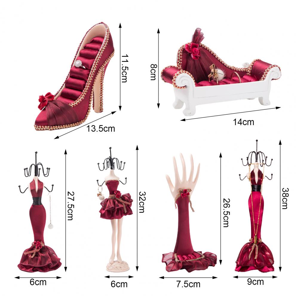 Держатель для ювелирных изделий, хороший манекен, платье, женская фигурка, подставка, держатель, стойка для ювелирных изделий из смолы
