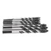 7PCS Twist Drill Bit Set Multifunctional Black Carbide Triangular Twist Drill Bit