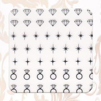 Профессиональная наклейка для дизайна ногтей 22_Gem Silver (S2495976)