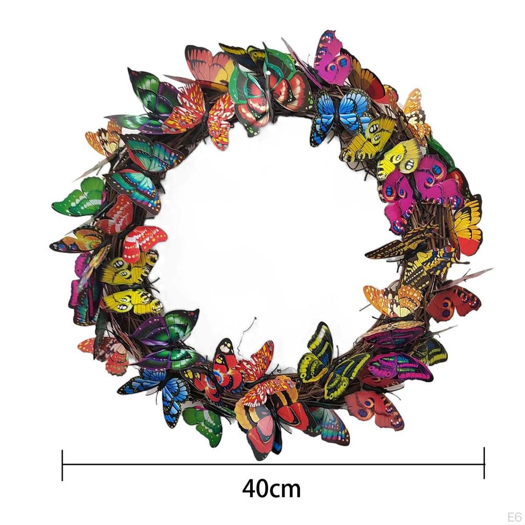 Floral Wreath for Front Door - Indoor Outdoor Decor