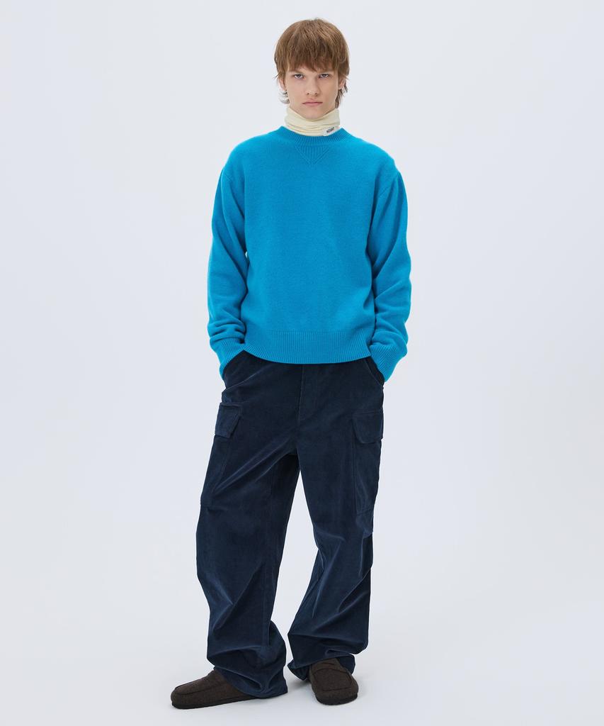 NOHANT Essential Cashmere Knit Sweater Blue