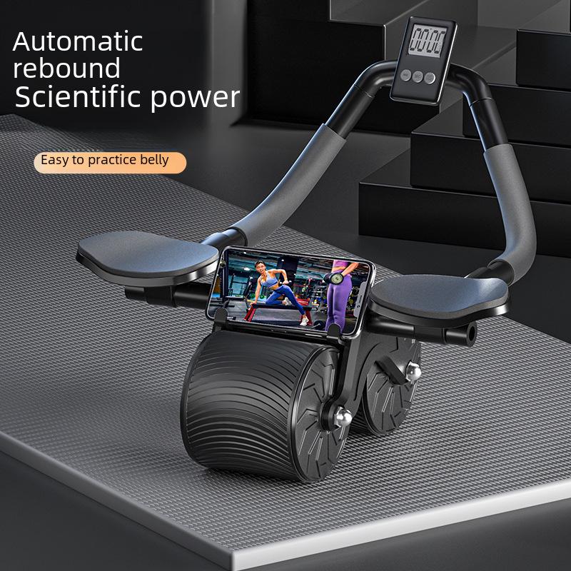 Automatic Rebound Abdominal Wheel Roller for Home Fitness