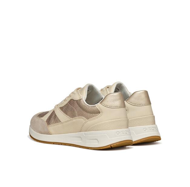 Geox D Bulmya D46NQA 02N22 CB500 Gold Sneakers