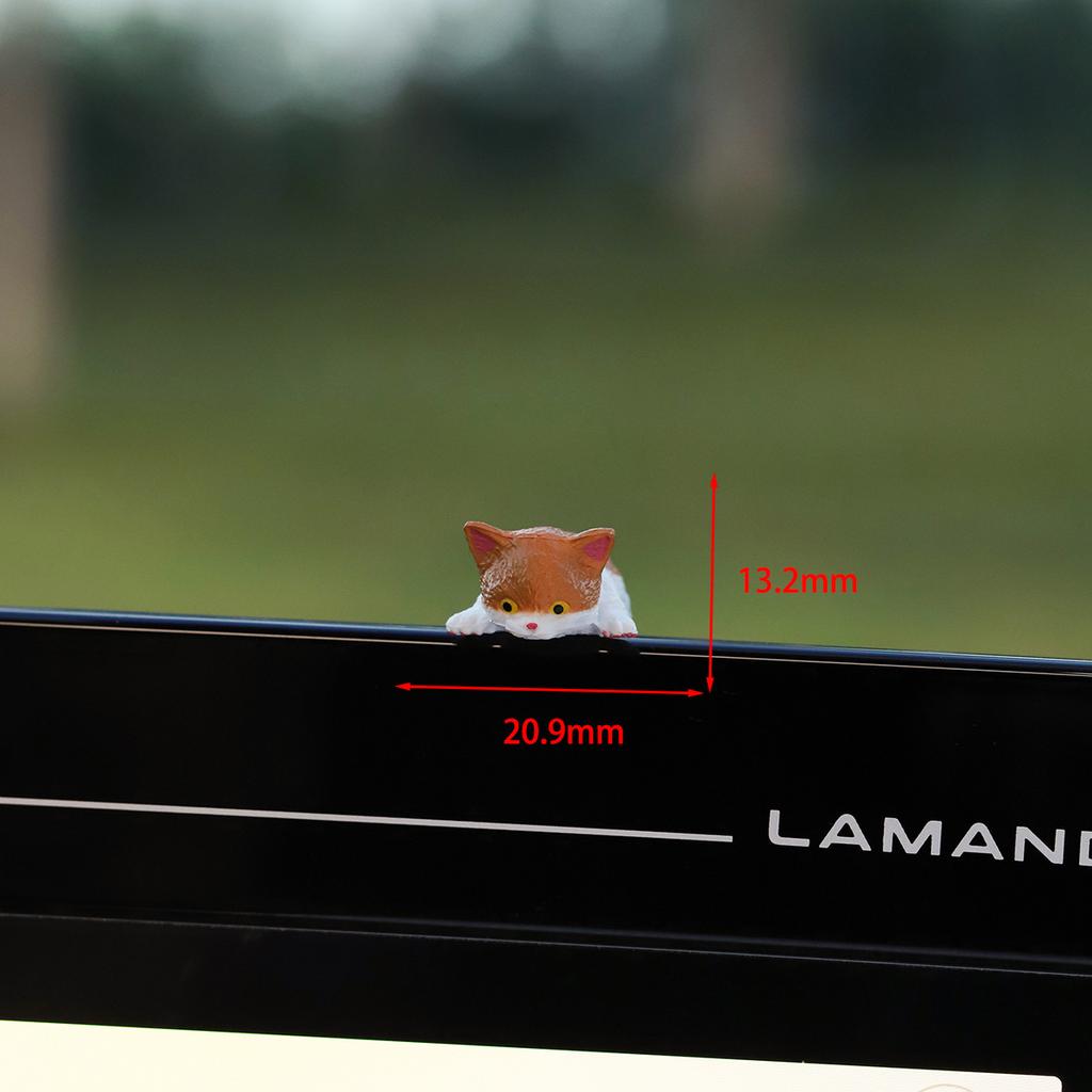 Милый мультяшный кот, украшение для дисплея центральной консоли автомобиля, украшение, микро-ландшафт, настольные украшения, автомобильные аксессуары, интерьер