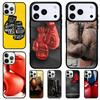 Боксерские перчатки, висящие на стене, Чехол для телефона для iPhone 17 Air 16 15 11 12 14 13 Pro Max Ударопрочный чехол