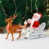 Santa Claus Musical Doll Christmas Santa Climbing Ladder Beads Hanging Decoration Electric Child