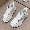 Spring 2024 New Thick-soled Little White Shoes Women's Korean Version Versatile Muffin and Casual Shoes Lace-up Student Women's Board Shoes