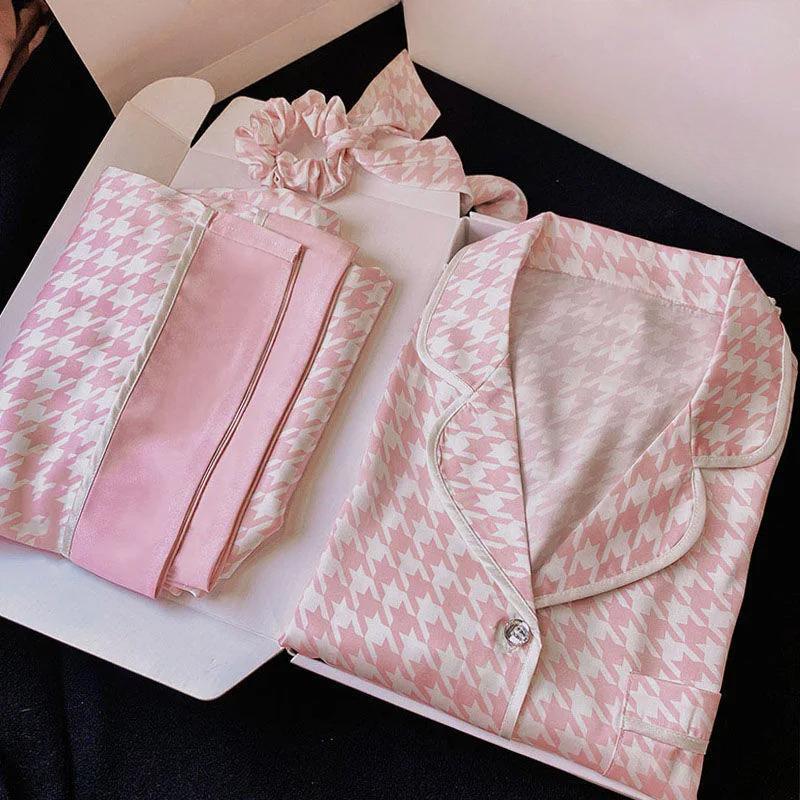 Сексуальная ночная одежда, женская пижама, комплект с короткими рукавами, шорты с отворотами, кардиган, женская домашняя одежда, сексуальное кружево, простая однотонная пижама