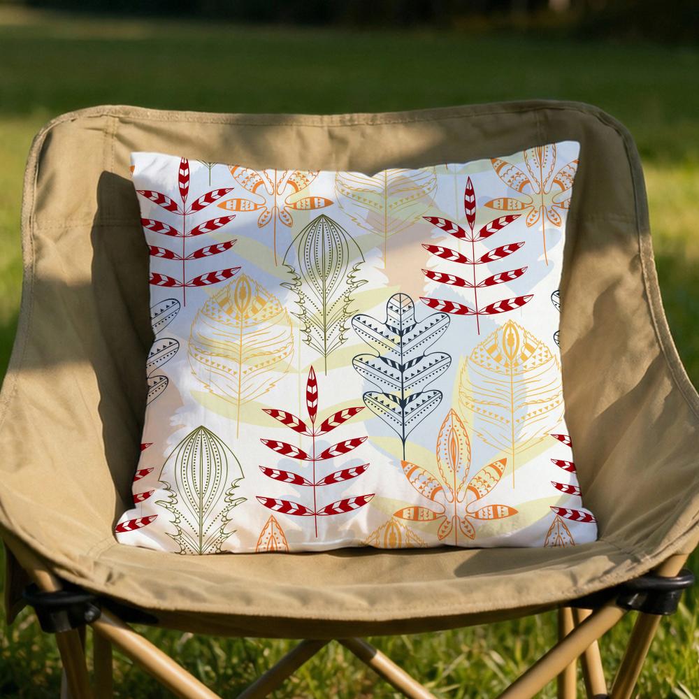Abstract Boho Pattern Cushion Cover Soft Reversible Durable Pillow Cover MultiScene Use for Home Car Daily Comfort