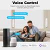 MANHOT Zigbee Smart Electric Curtain Motor Chain Roller Blinds Pull Bead Curtain Switch System With Solar Panel Work With Tuya