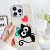 LZ11 Cat Cute Art Design Soft Phone Case for Samsung S24 Ultra S23 Plus S21 FE A16 A54 A34 A05 A06 Infinix Hot 40 30i Lens Protection Shockproof Cover