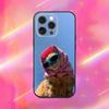 Забавный Милый Чехол для Телефона с Кошкой для iPhone 17 16 15 14 13 12 11 Pro Max Mini SE 7 8 Plus 17E Air Ударопрочный Нескользящий Мягкий Задний Чехол