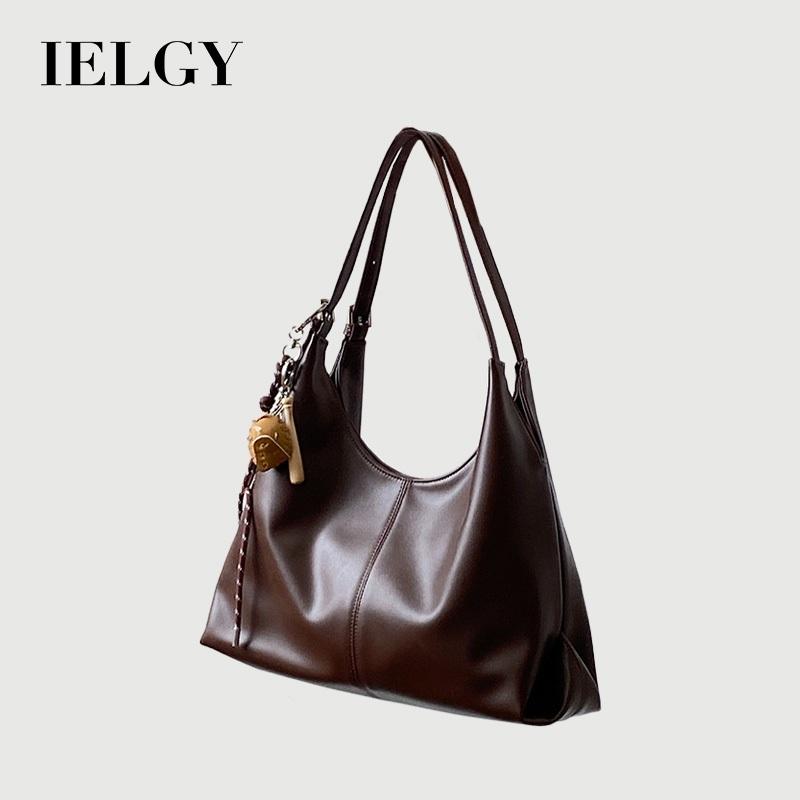 IELGY Retro Commuter Tote Bag Large Capacity Portable Shoulder Bag