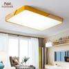 Log Style Macaron Ceiling Lamp: Full Spectrum Eye-Protection for Living Room, Hall, Study, and Bedroom