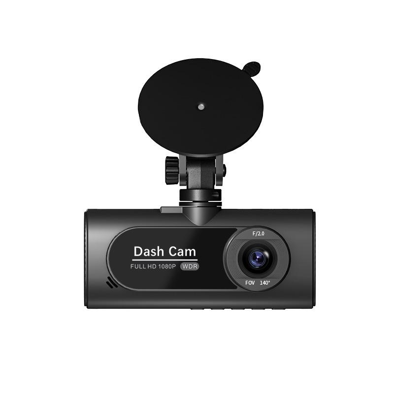 3-канальный 1080P WiFi видеорегистратор с инфракрасными огнями для записи салона, внешней и задней записи