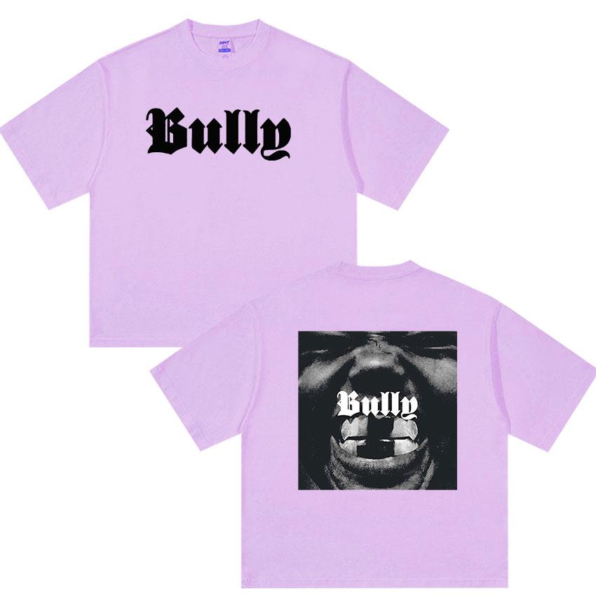 2026 New Album Bully Kanye West Graphic T Shirt Unisexs Rap Gothic Fashion Oversized Cotton Tshirt Retro Hiphop Clothing Tshirts