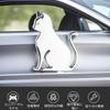 Meltryllis Эмблема автомобиля Автомобильная наклейка 3D Кошка Наклейка Наклейка Двусторонняя лента Легкая установка