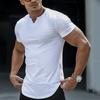 Spring and Summer V-neck Men's Casual T-shirt Top